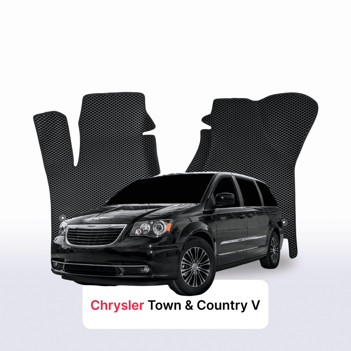 Fußmatten EVAMATS für Chrysler Town & Country 5 Gen 2007-2016 Jahr MINIVAN