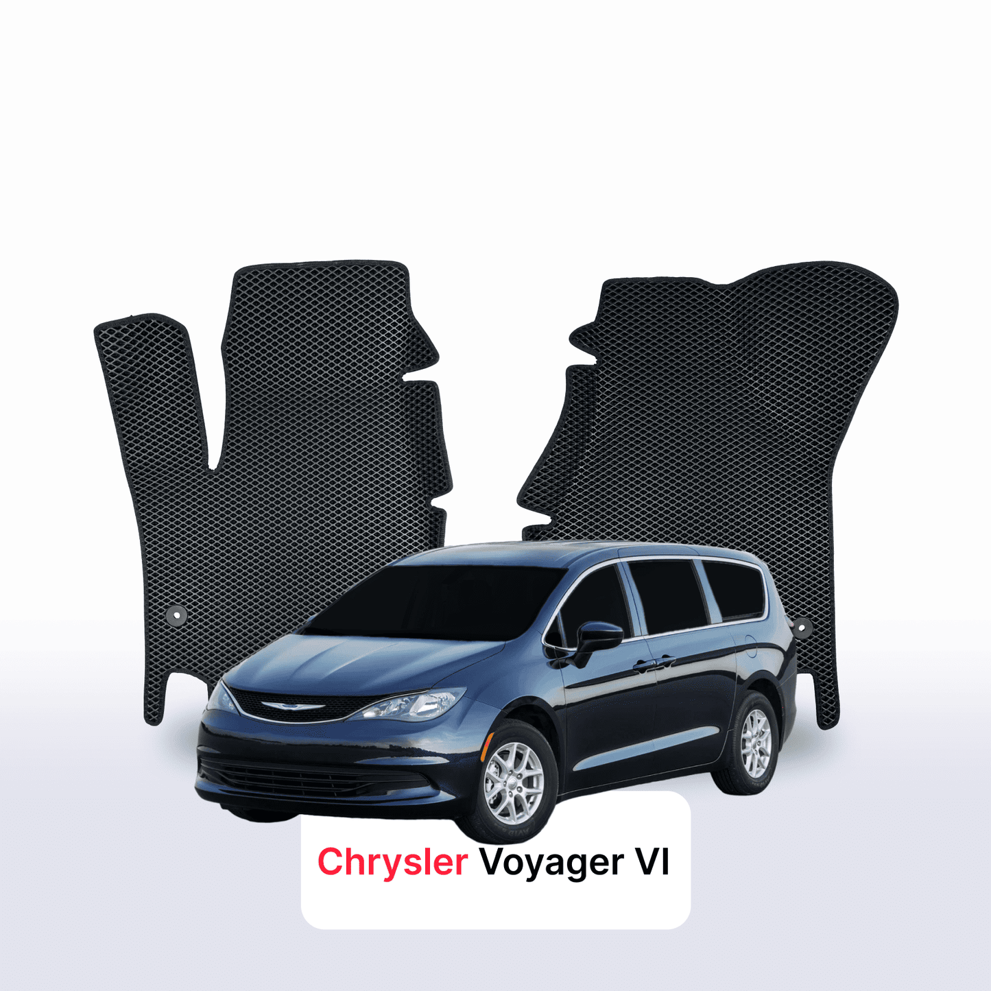 Fußmatten EVAMATS für Chrysler Voyager 6 Gen 2019-2025 Jahr MINIVAN