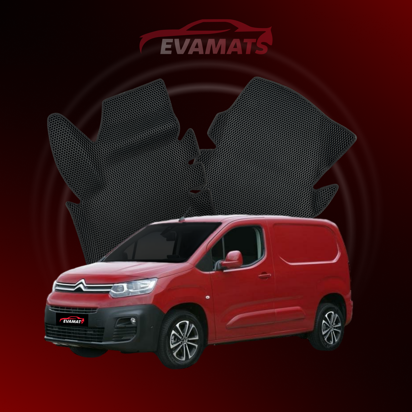 Fußmatten EVAMATS für Citroen Berlingo 3 Gen 2018-2025 Jahr VAN