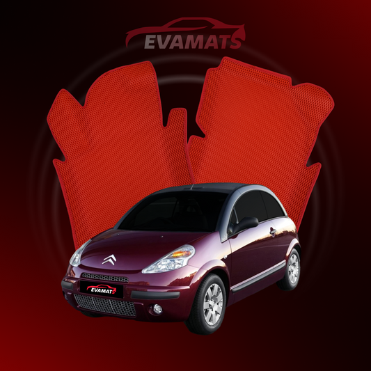 Fußmatten EVAMATS für Citroen C3 1 Gen 2002-2009 Jahr CABRIO