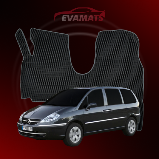 Fußmatten EVAMATS für Citroen C8 1. Generation 2002-2014 Jahr MINIVAN 7-Sitzer