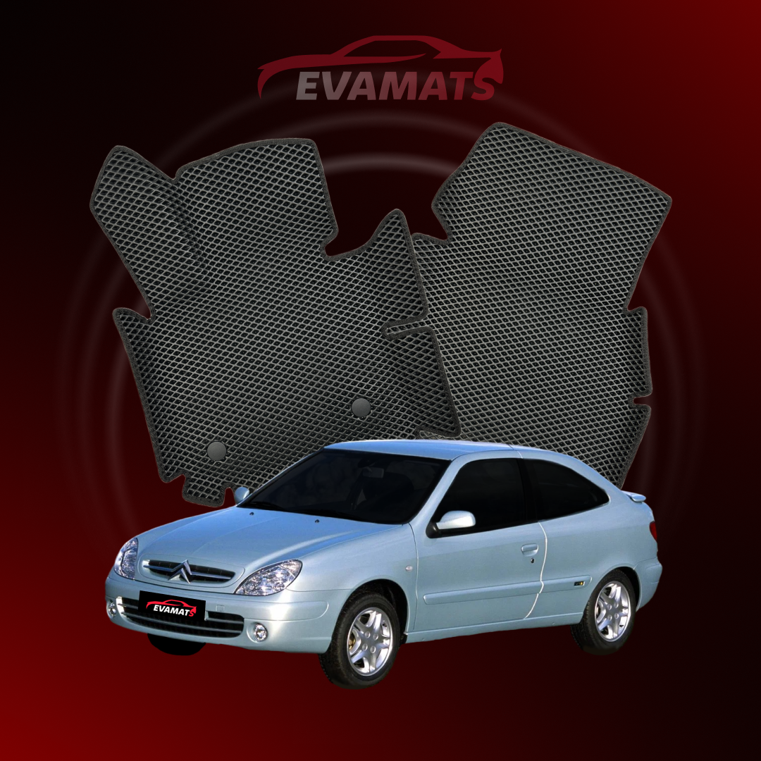 Fußmatten EVAMATS für Citroen Xsara 1 Gen 1997-2006 Jahr FLIEßHECK 3-Türer