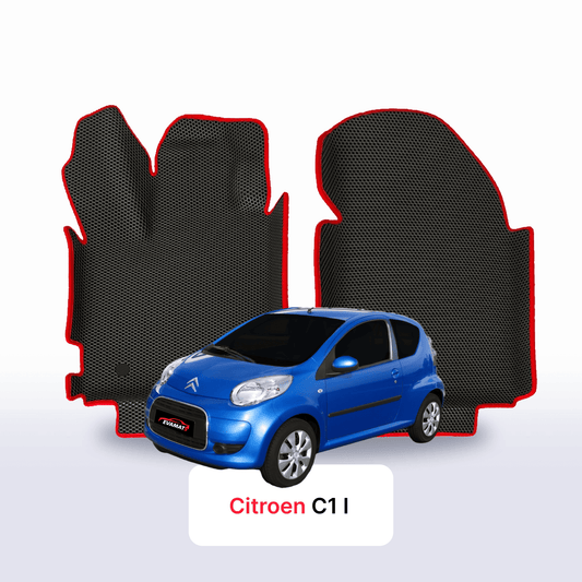Fußmatten EVAMATS für Citroen C1 1. Generation 2005–2014, Schrägheck, 3-türig