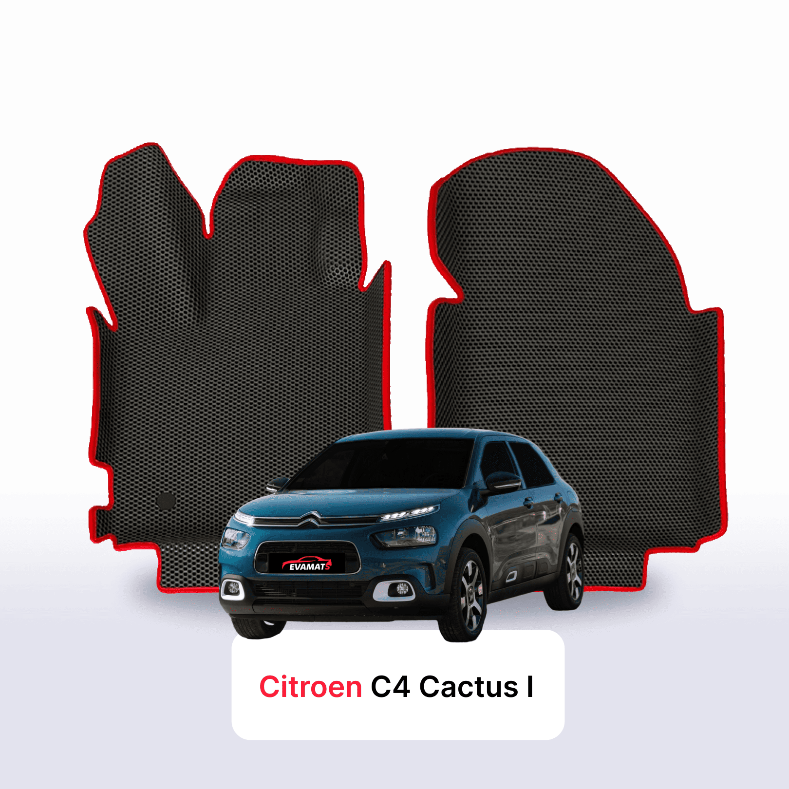 Fußmatten EVAMATS für Citroen C4 Cactus 1 gen 2014-2021 jahr SUV 5 türer