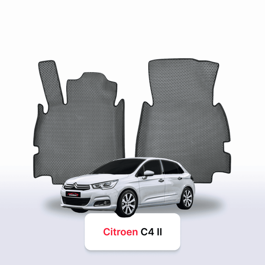 Fußmatten EVAMATS für Citroen C4 2 gen 2010-2018 jahr SCHÄGHECK 5 türer