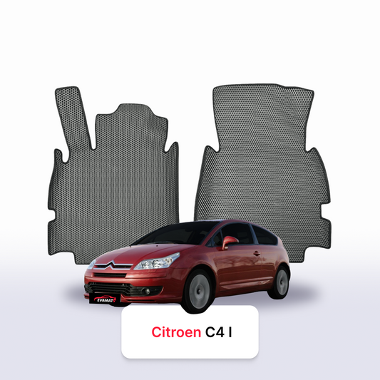Fußmatten EVAMATS für Citroen C4 1 gen 2004-2010 jahr SCHÄGHECK 3 türer