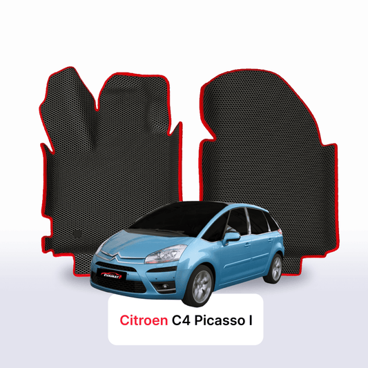 Fußmatten EVAMATS für Citroen C4 Picasso 1. Generation 2006-2013 Jahr MINIVAN 5-Sitzer