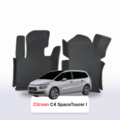 Fußmatten EVAMATS für Citroen C4 SpaceTourer 1. Generation 2018-2022 Jahr MINIVAN 7-Sitzer