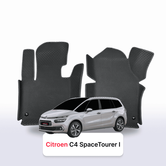 Fußmatten EVAMATS für Citroen C4 SpaceTourer 1. Generation 2018-2022 Jahr MINIVAN 7-Sitzer