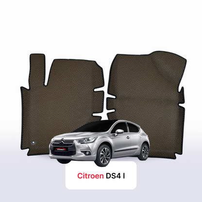 Fußmatten EVAMATS für Citroen DS4 1. Generation 2010-2015 Jahr FLIEßHECK 5-Türer