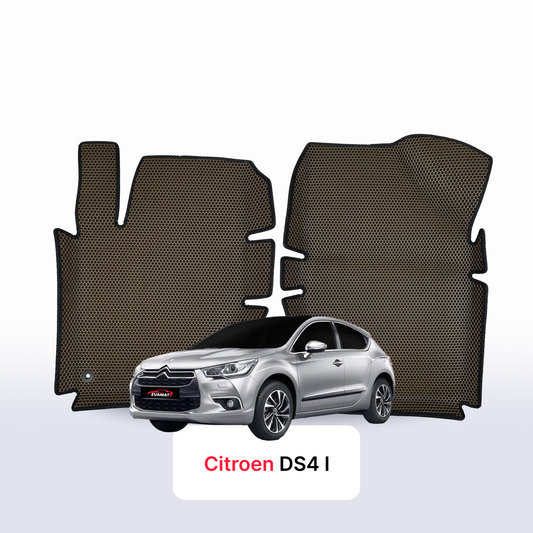Fußmatten EVAMATS für Citroen DS4 1. Generation 2010-2015 Jahr FLIEßHECK 5-Türer