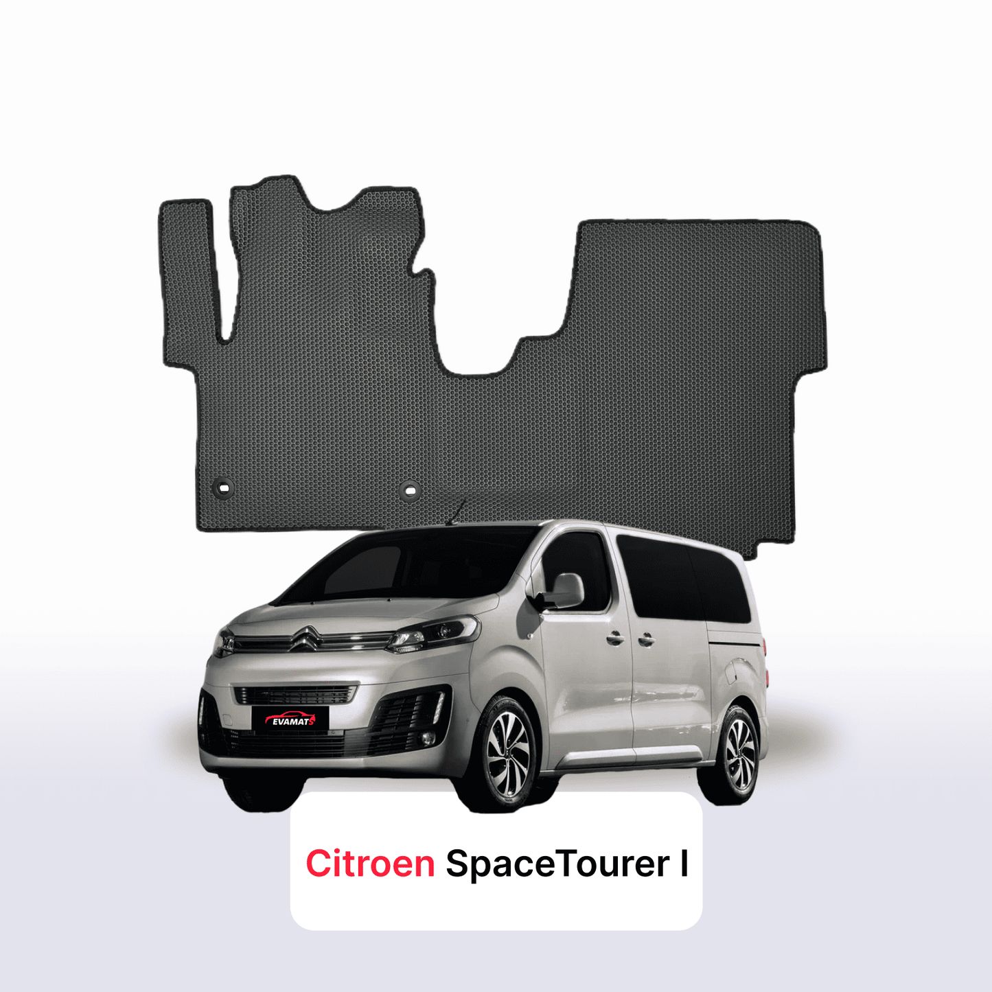 Fußmatten EVAMATS für Citroen SpaceTourer I gen 2016-2028 jahr MINIVAN SHORT