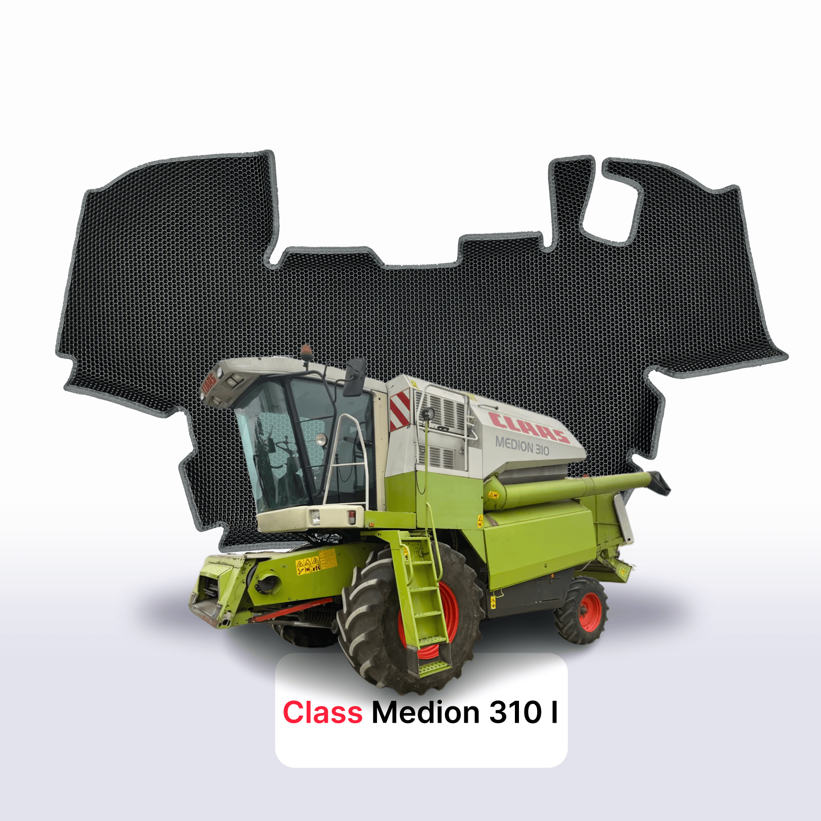 Fußmatten EVAMATS für Claas Medion 310 1 gen 2003-2009 jahr TRAKTOR