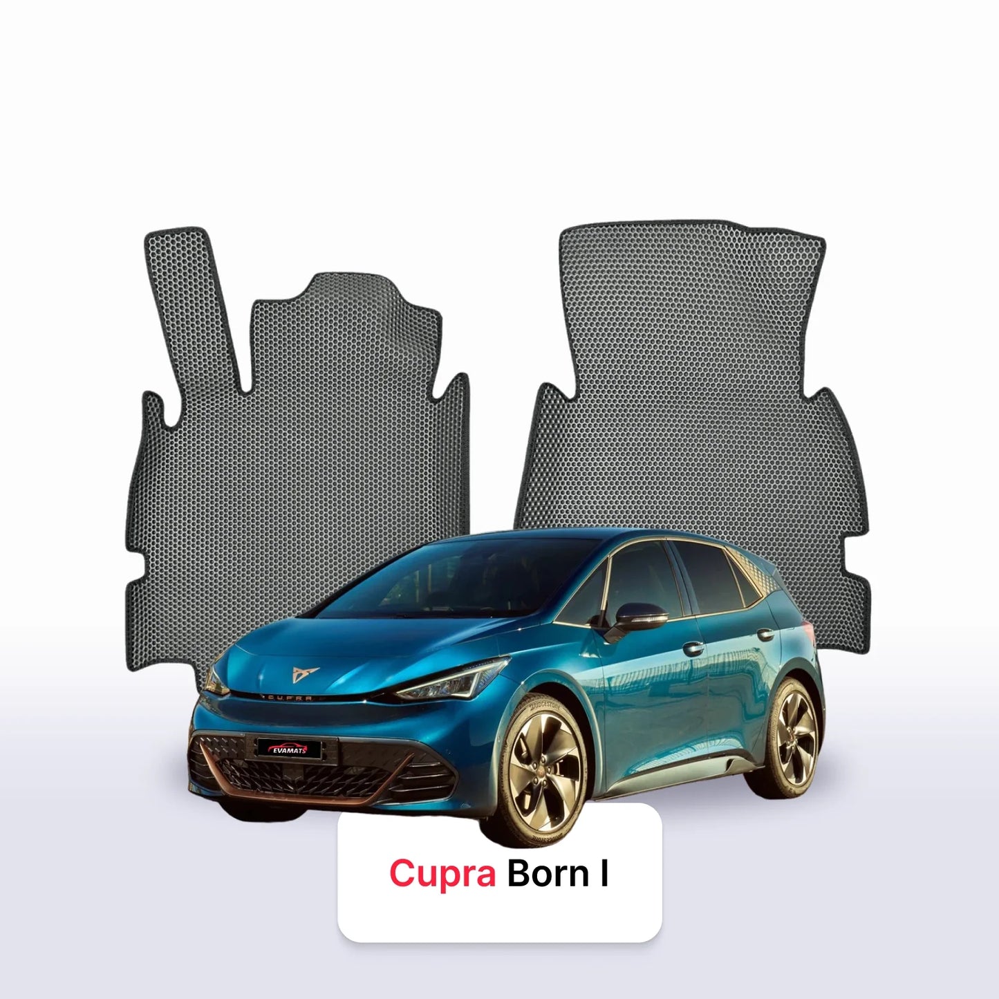 Fußmatten EVAMATS für Cupra Born 1 gen 2021-2028 jahr Elektrisch SCHÄGHECK 5 türer