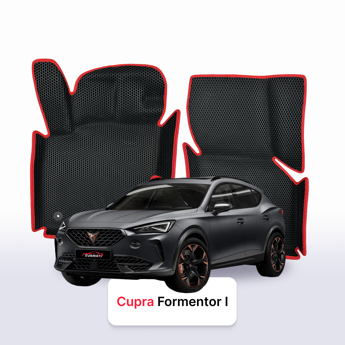 Fußmatten EVAMATS für Cupra Formentor vor-facelift 1 gen 2020-2024 jahr SUV
