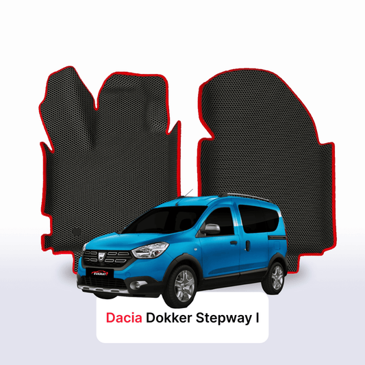 Fußmatten EVAMATS für Dacia Dokker Stepway 1 Gen 2012-2025 Jahr MINIVAN