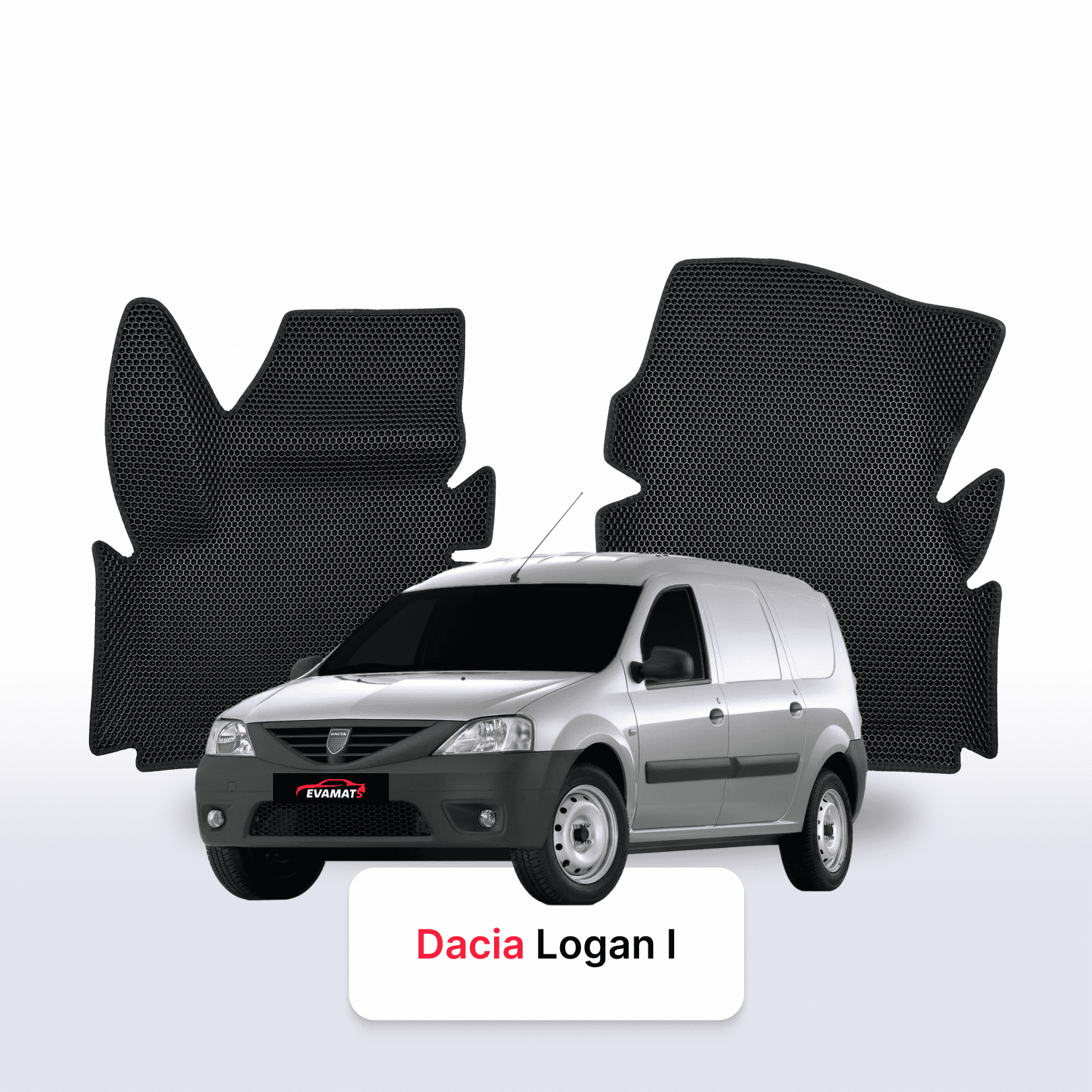 Car mats EVAMATS for Dacia Logan 1 gen 2004-2012 year VAN