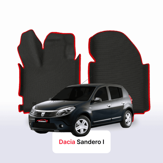 Fußmatten EVAMATS für Dacia Sandero 1 Gen 2007-2012 Jahr FLIEßHECK 5-Türer