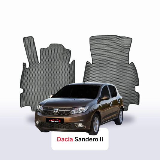 Fußmatten EVAMATS für Dacia Sandero 2 Gen 2012-2020 Jahr FLIEßHECK 5-Türer