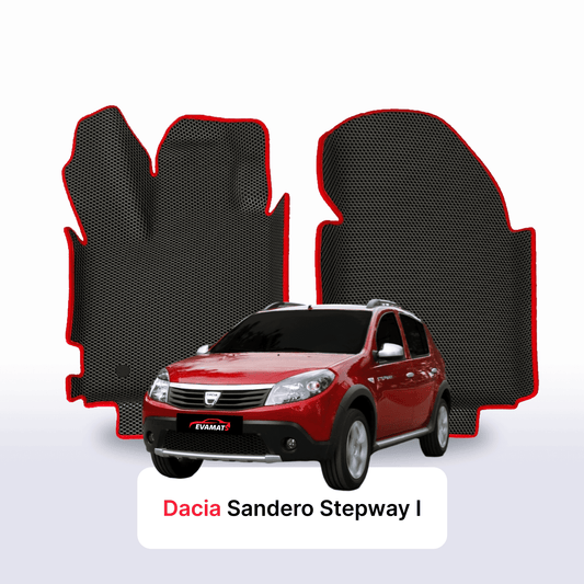 Fußmatten EVAMATS für Dacia Sandero Stepway 1 Gen 2007-2012 Jahr FLIEßHECK 5-Türer