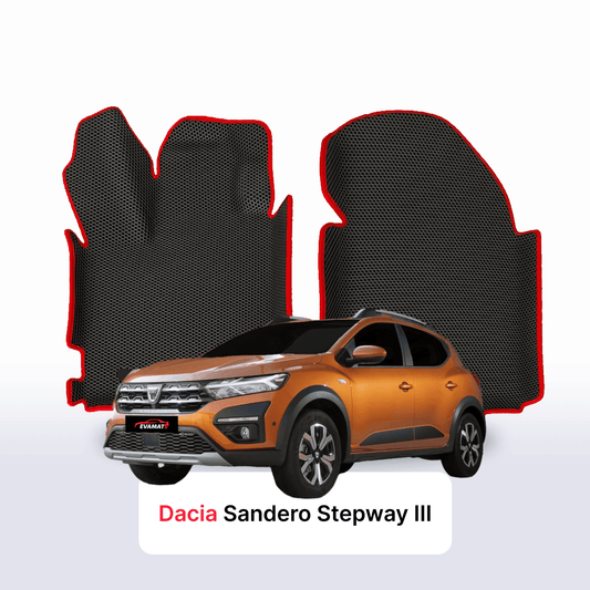 Fußmatten EVAMATS für Dacia Sandero Stepway 3. Generation 2020-2025 Jahr FLIEßHECK 5-Türer
