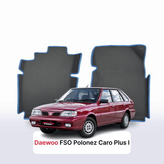 Fußmatten EVAMATS für Daewoo FSO Polonez Caro Plus 1. Generation 1996-2002 Jahr FLIEßHECK 5-Türer