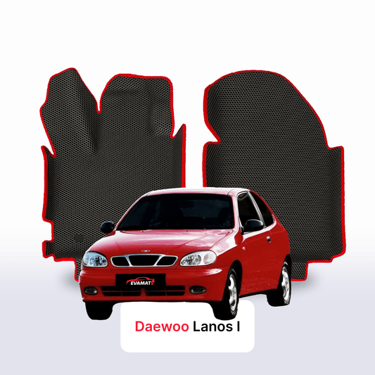 Fußmatten EVAMATS für Daewoo Lanos 1 Gen 1997-2008 Jahr FLIEßHECK 3-Türer