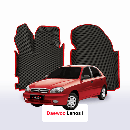Fußmatten EVAMATS für Daewoo Lanos 1 Gen 1997-2008 Jahr FLIEßHECK 5-Türer