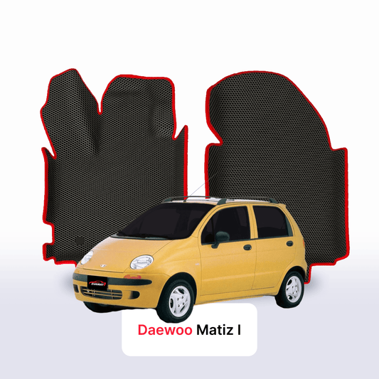Fußmatten EVAMATS für Daewoo Matiz 1 Gen 1998-2005 Jahr FLIEßHECK 5-Türer