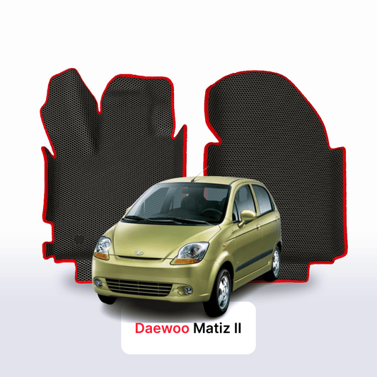 Fußmatten EVAMATS für Daewoo Matiz 2 Gen 2005-2011 Jahr FLIEßHECK 5-Türer