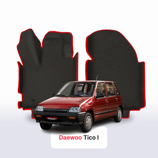 Fußmatten EVAMATS für Daewoo Tico 1 Gen 1991-2001 Jahr FLIEßHECK 5-Türer