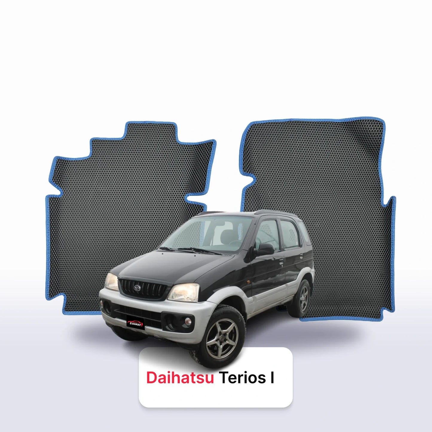 Car mats EVAMATS for Daihatsu Terios after facelift 1 gen 2000-2005 year SUV