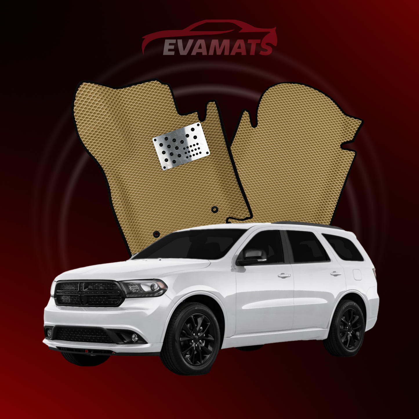 Fußmatten EVAMATS für Dodge Durango 3 Gen 2010-2025 Jahr SUV