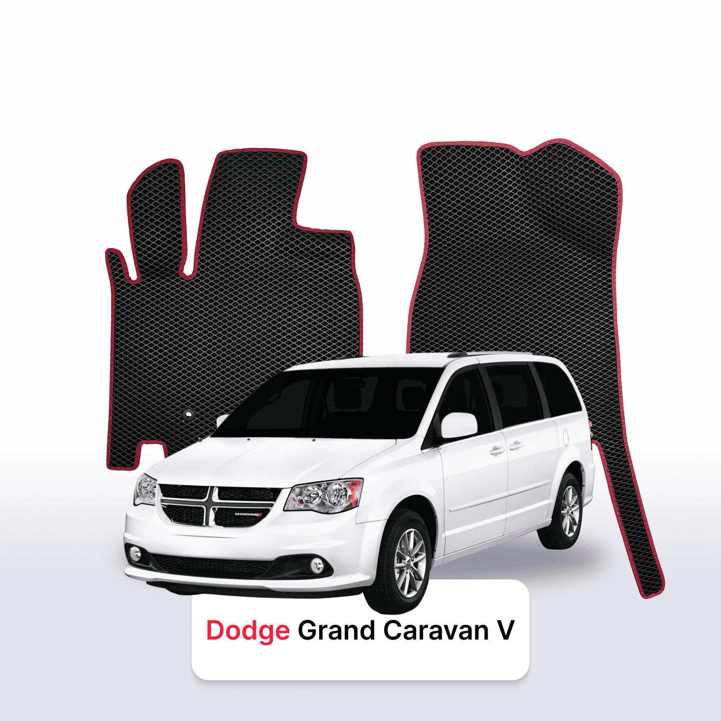 Fußmatten EVAMATS für Dodge Grand Caravan 5 gen 2007-2020 jahr MINIVAN