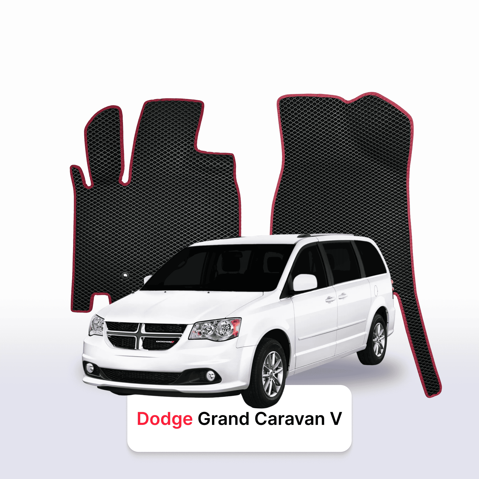 Fußmatten EVAMATS für Dodge Grand Caravan 5 gen 2007-2020 jahr MINIVAN
