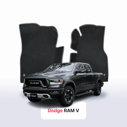 Fußmatten EVAMATS für Dodge RAM 5 Gen 2019-2024 Jahr PICK-UP Doppelkabine