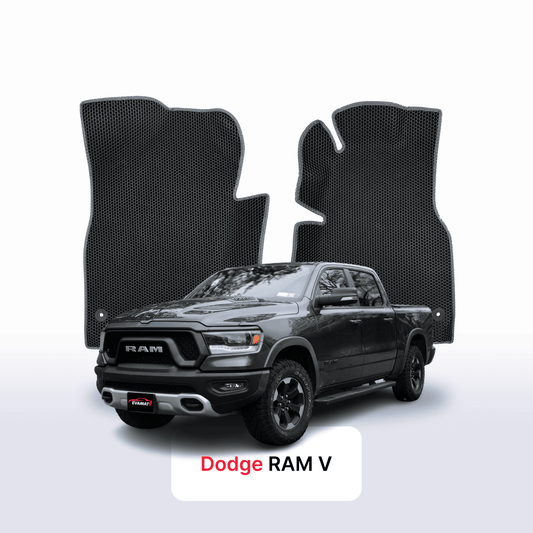 Fußmatten EVAMATS für Dodge RAM 5 Gen 2019-2024 Jahr PICK-UP Doppelkabine