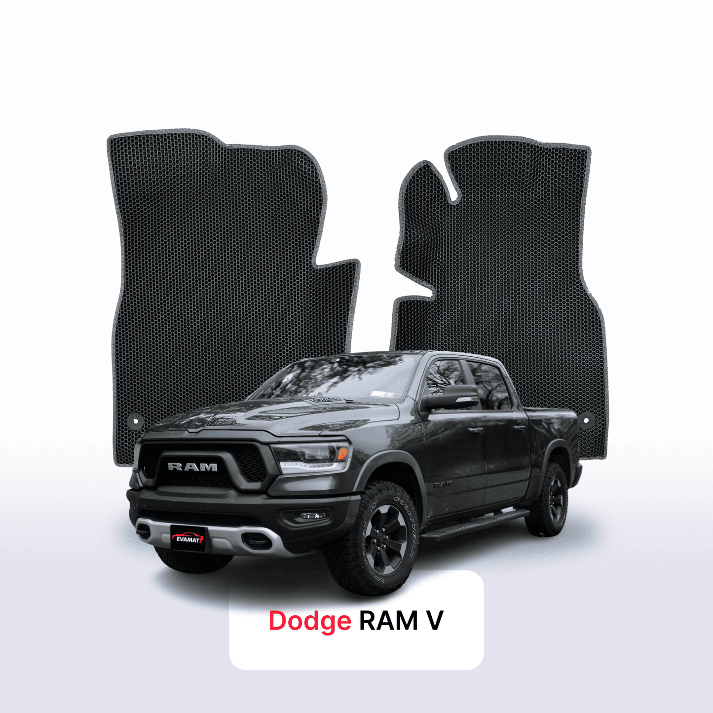 Fußmatten EVAMATS für Dodge RAM vor-facelift 5 gen 2019-2024 jahr PICK-UP  doppelkabine