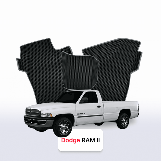 Fußmatten EVAMATS für Dodge RAM (BRBE) 2. Generation 1993–2002, PICK-UP mit Einzelkabine