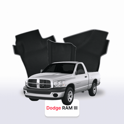Fußmatten EVAMATS für Dodge RAM (DRDH) 3. Generation 2001–2009, PICK-UP, Einzelkabine
