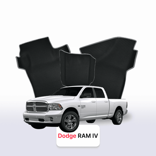 Fußmatten EVAMATS für Dodge RAM (DSDJ) 4. Generation 2008-2019 Jahr PICK-UP Doppelkabine
