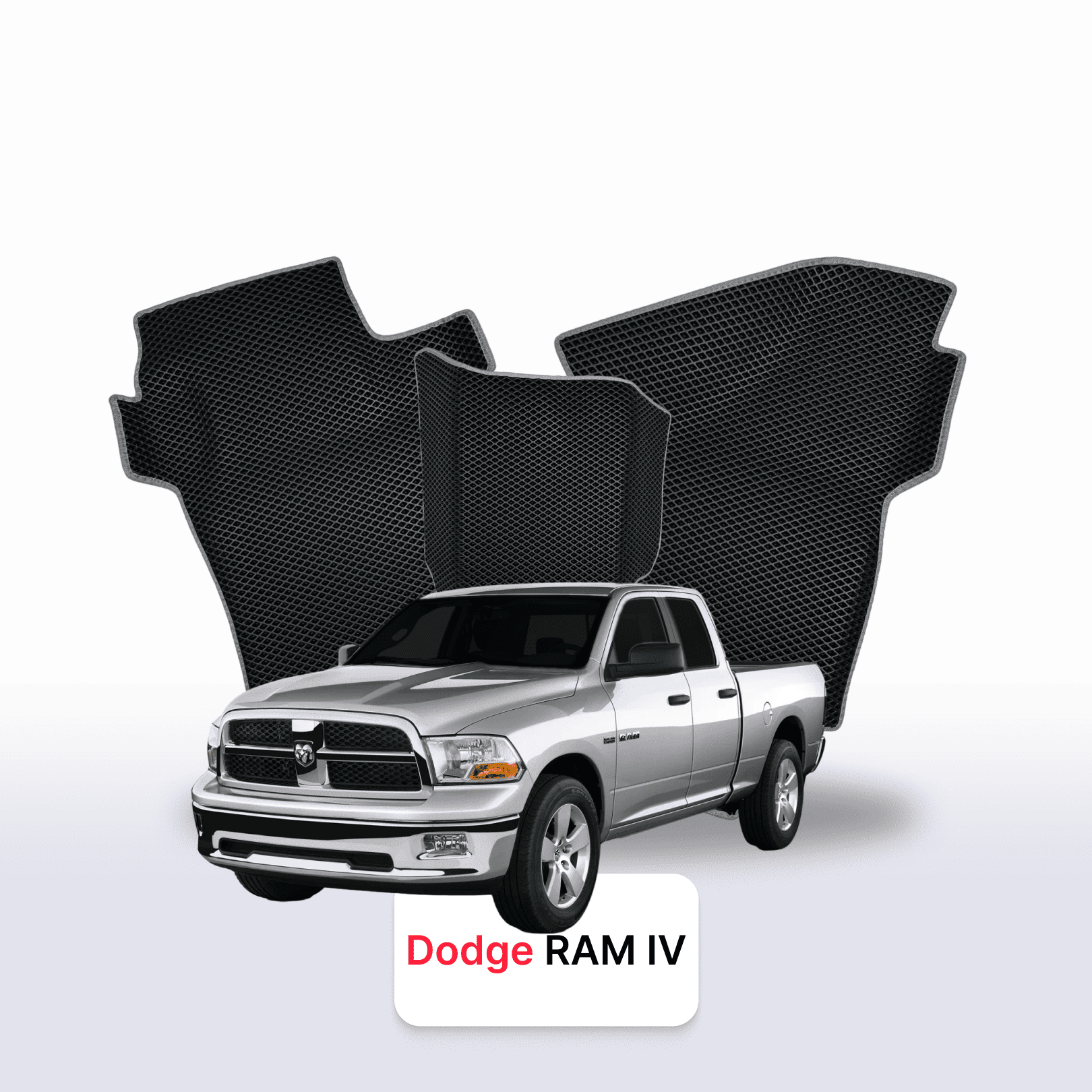 Fußmatten EVAMATS für Dodge RAM(DSDJ) 4 gen 2008-2019 jahr PICK-UP extrakabine