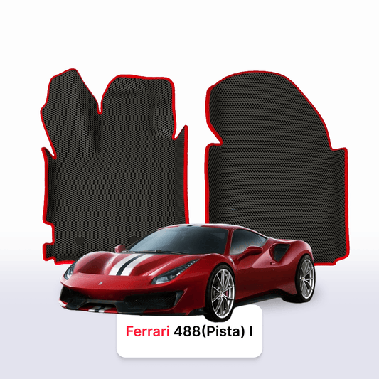Fußmatten EVAMATS für Ferrari 488 (Pista) 1. Generation 2015-2019 Jahr COUPE