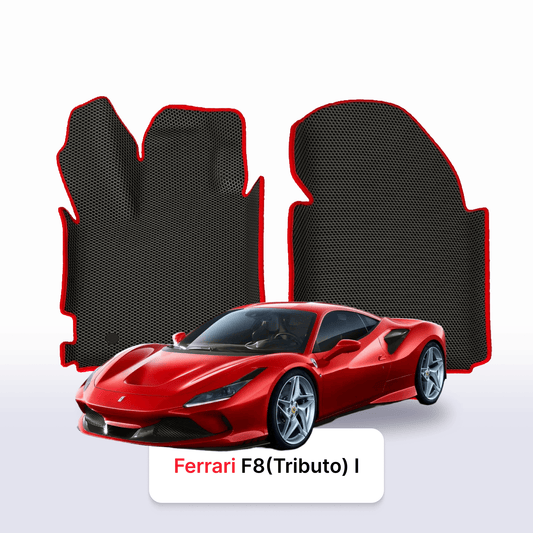 Fußmatten EVAMATS für Ferrari F8 (Tributo) 1. Generation 2019-2023 Jahr COUPE