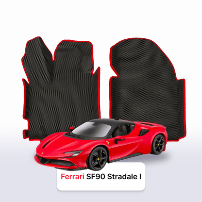 Fußmatten EVAMATS für Ferrari SF90 Stradale 1. Generation 2019-2025 Jahr Hybrid COUPE