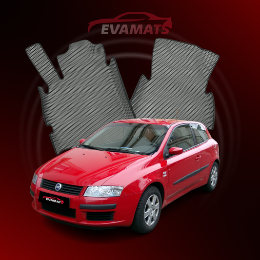 EVAMATS Automatten für Fiat Stilo 1. Generation 2001–2007, Schrägheckmodell, 3 Türen