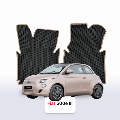 EVAMATS Automatten für Fiat 500 3. Generation 2020–2023, Elektro-Fließheck, 3-türig, Cabrio