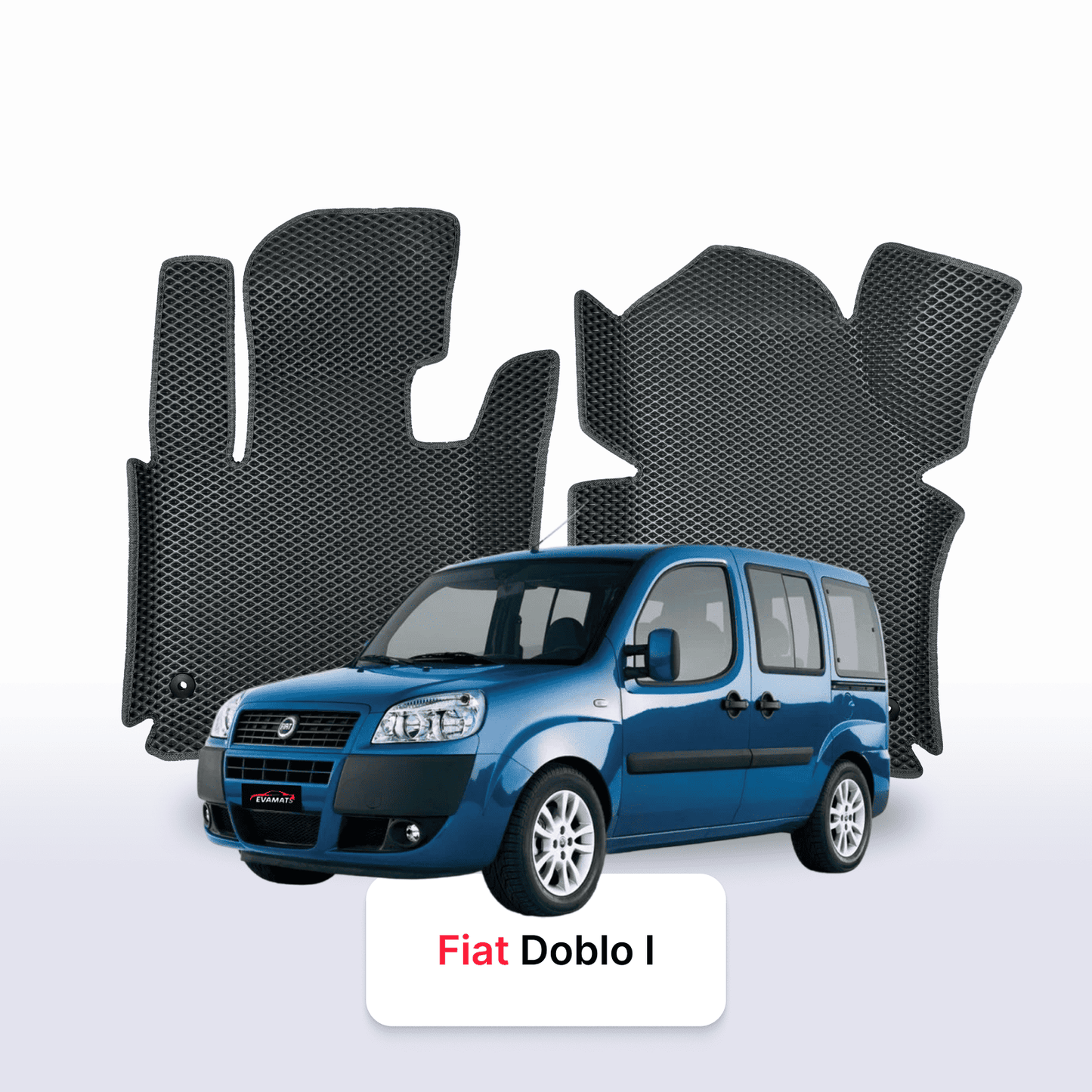 EVAMATS Automatten für Fiat Doblo 1. Generation 2000–2015 MINIVAN