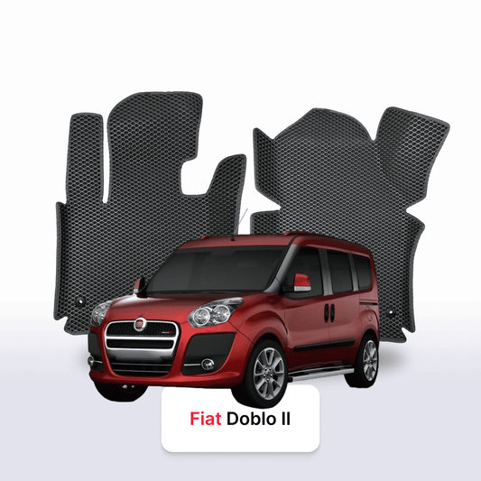 EVAMATS Automatten für Fiat Doblo 2 Gen 2009-2015 Jahr Maxi MINIVAN