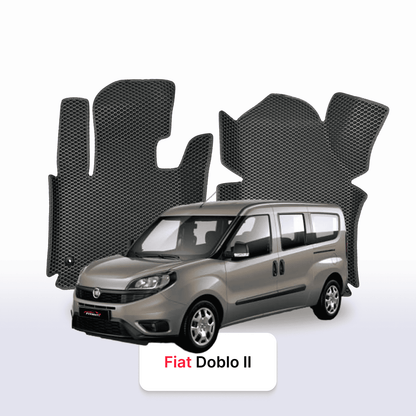 EVAMATS Automatten für Fiat Doblo 2 Gen 2015–2023, langer Minivan
